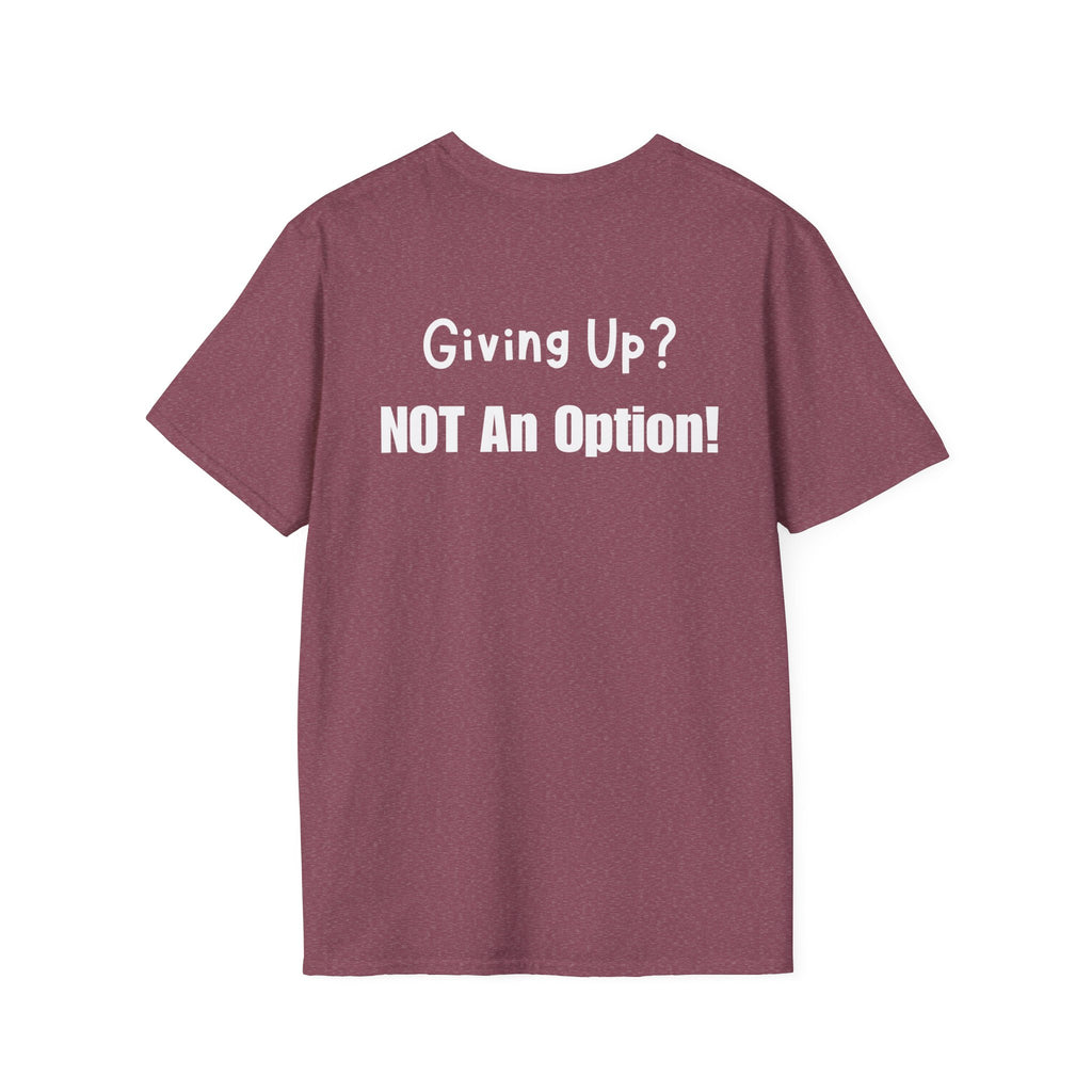 UCanBuildThis "NOT An Option!" T-Shirt: Motivational DIY Unisex Tee
