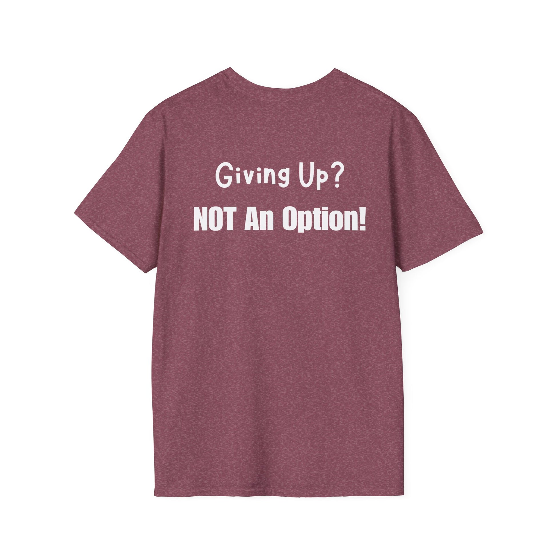 UCanBuildThis "NOT An Option!" T-Shirt: Motivational DIY Unisex Tee