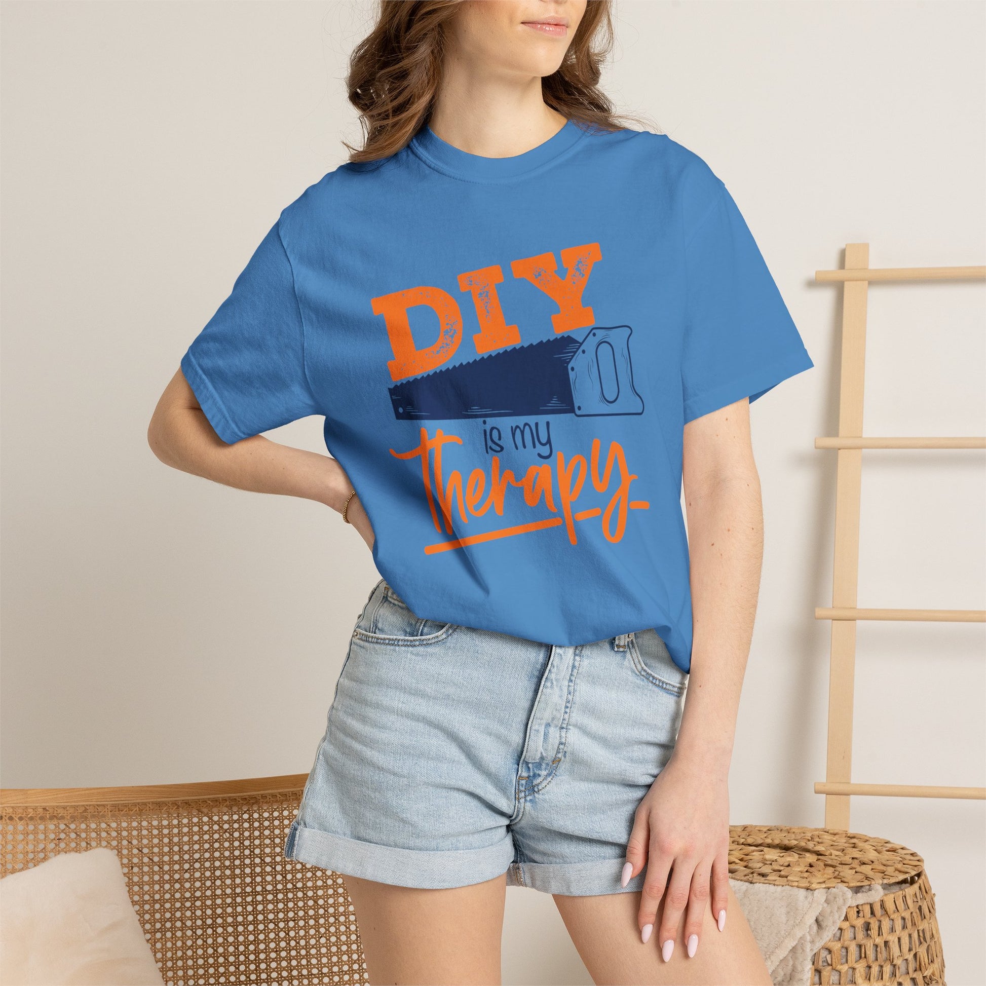DIY Is My Therapy T-Shirt — Funny Builder / Home Improvement Tee