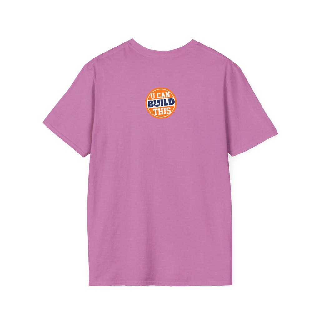 BUILD Graphic T‑Shirt - Bold Statement Tee for Makers and Creators (Orchid with Black Text)