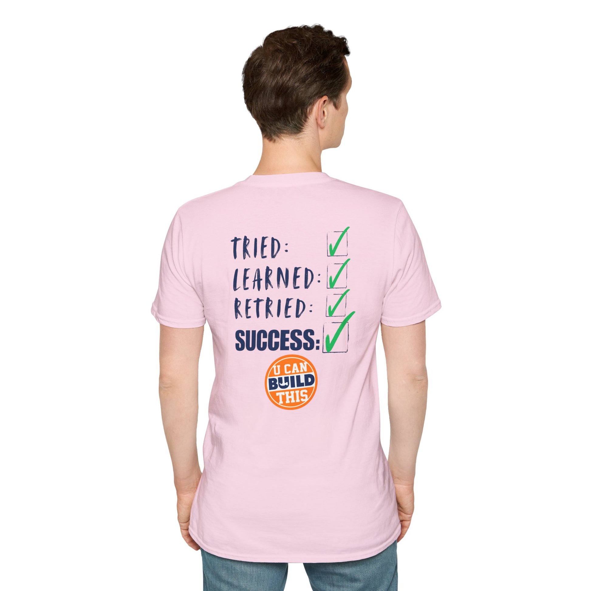 Motivational Unisex T-Shirt: Failure Leads to... DIY Comfort