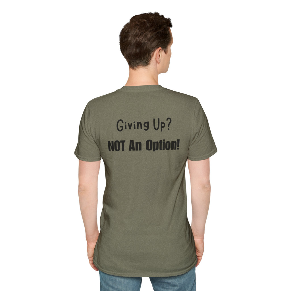 UCanBuildThis "NOT An Option!" T-Shirt: Motivational DIY Unisex Tee