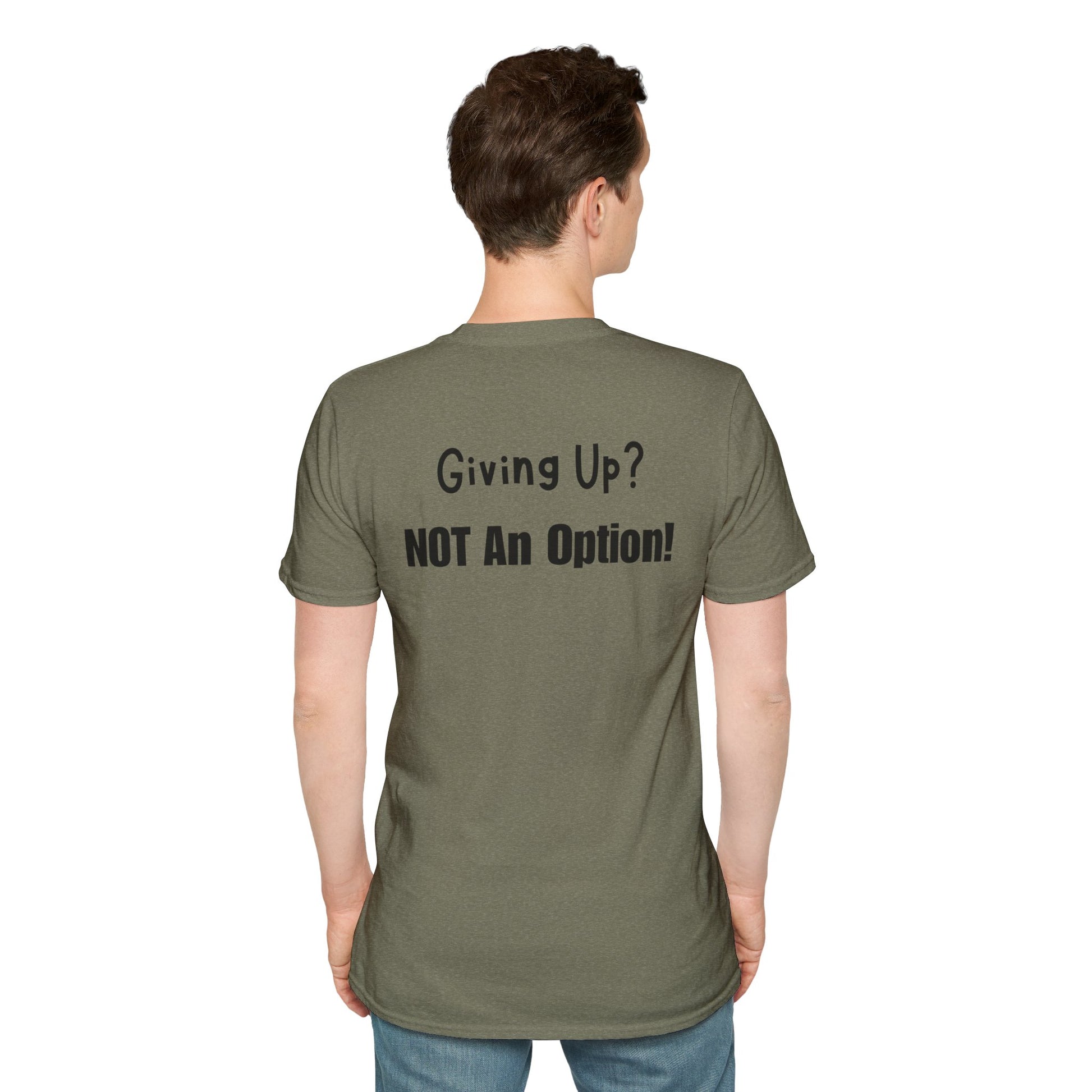 UCanBuildThis "NOT An Option!" T-Shirt: Motivational DIY Unisex Tee