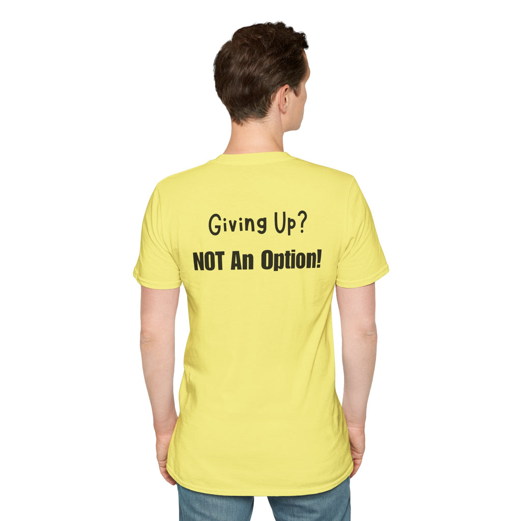 UCanBuildThis "NOT An Option!" T-Shirt: Motivational DIY Unisex Tee