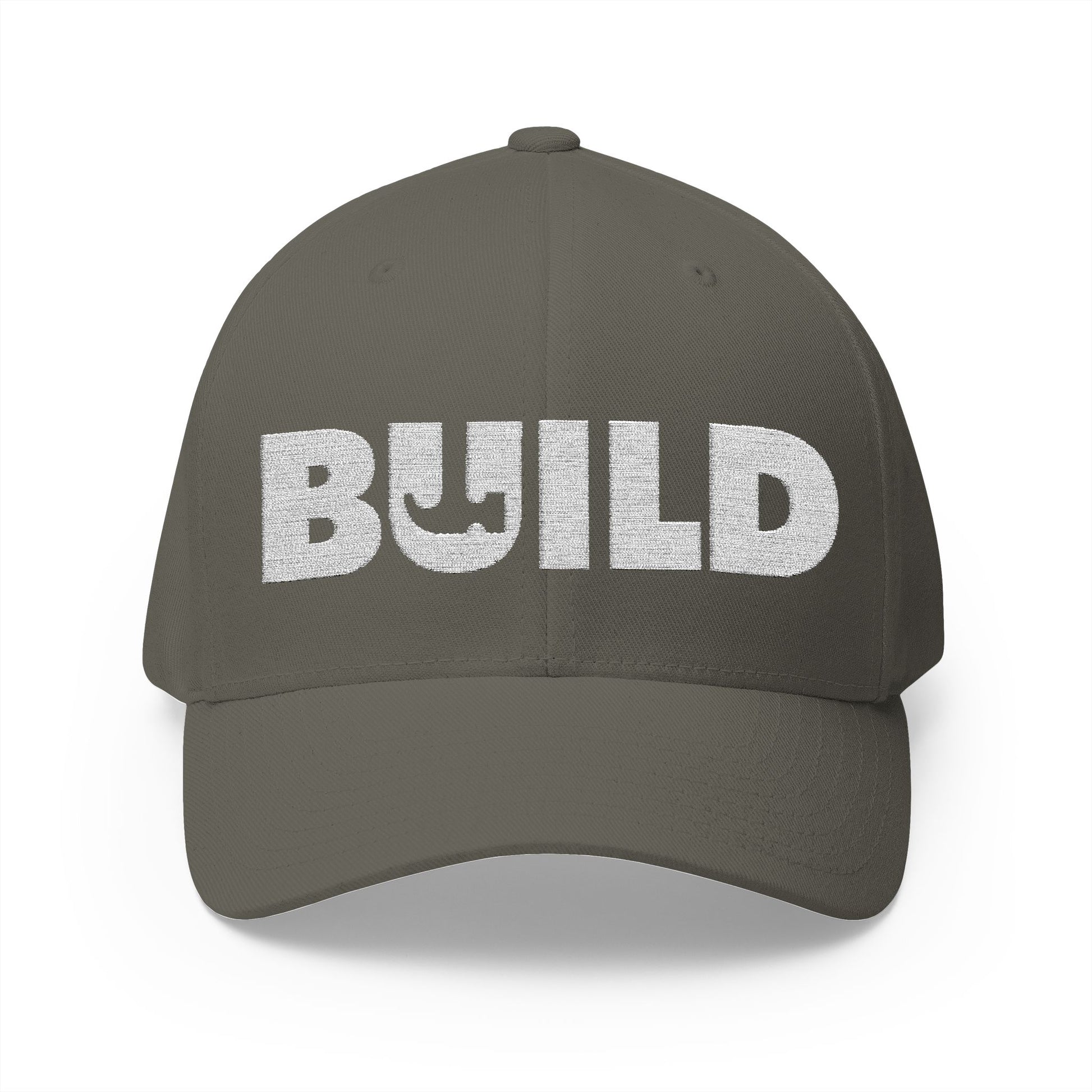 UCanBuildThis "BUILD" Embroidered Cap - Gift for Builders, DIY Enthusiasts, Casual Wear - White Logo