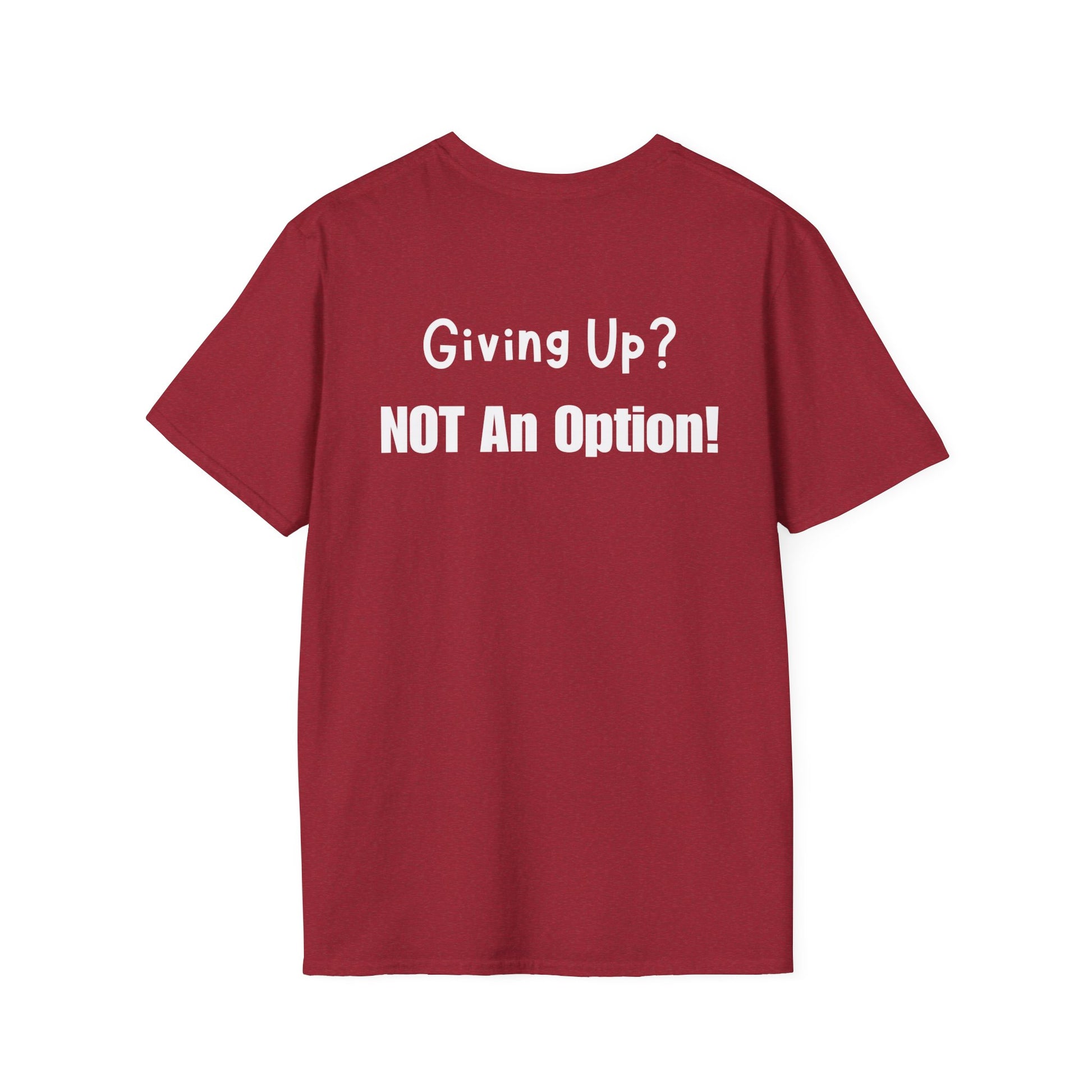 UCanBuildThis "NOT An Option!" T-Shirt: Motivational DIY Unisex Tee