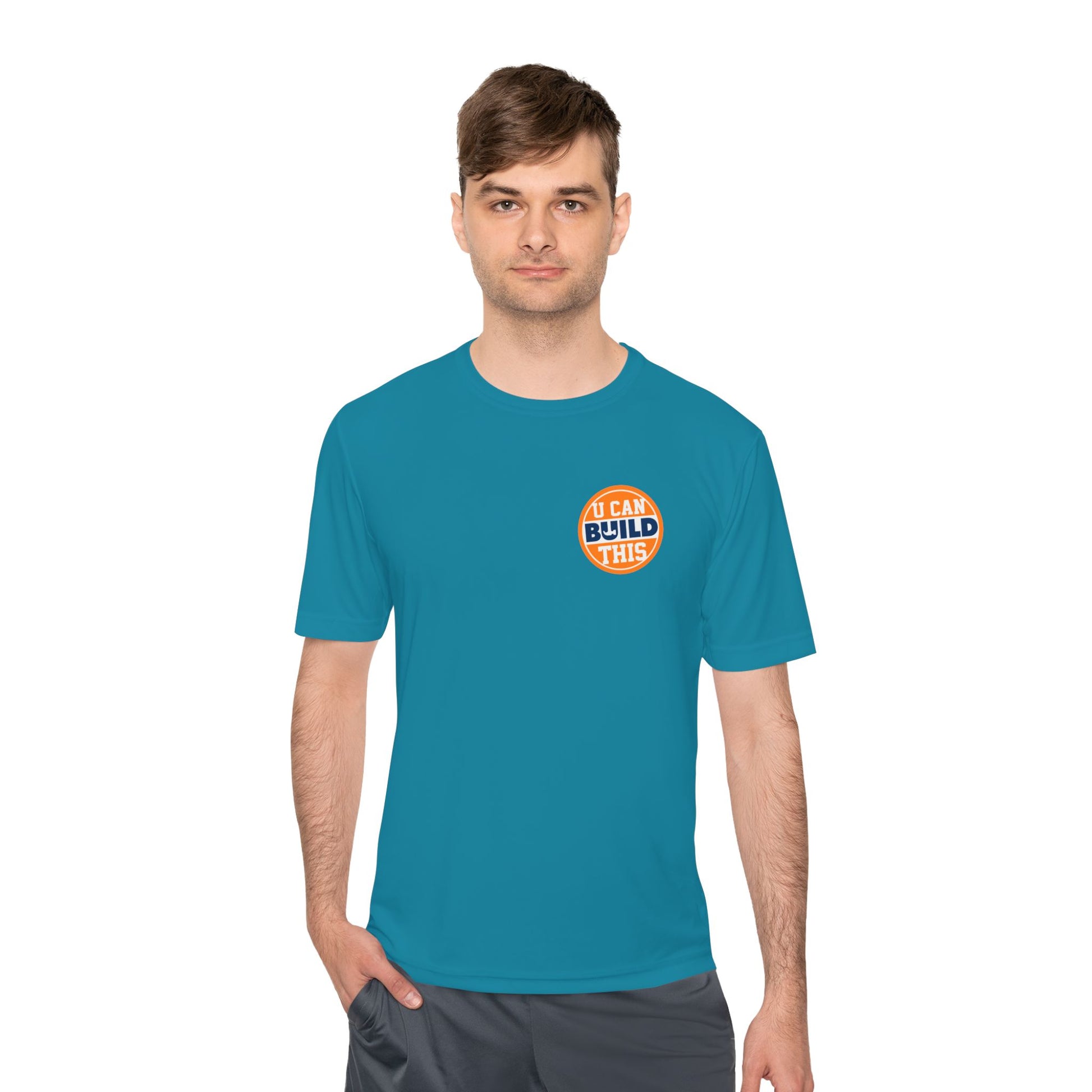 UCBT Unisex Moisture Wicking Tee - Tropic Blue