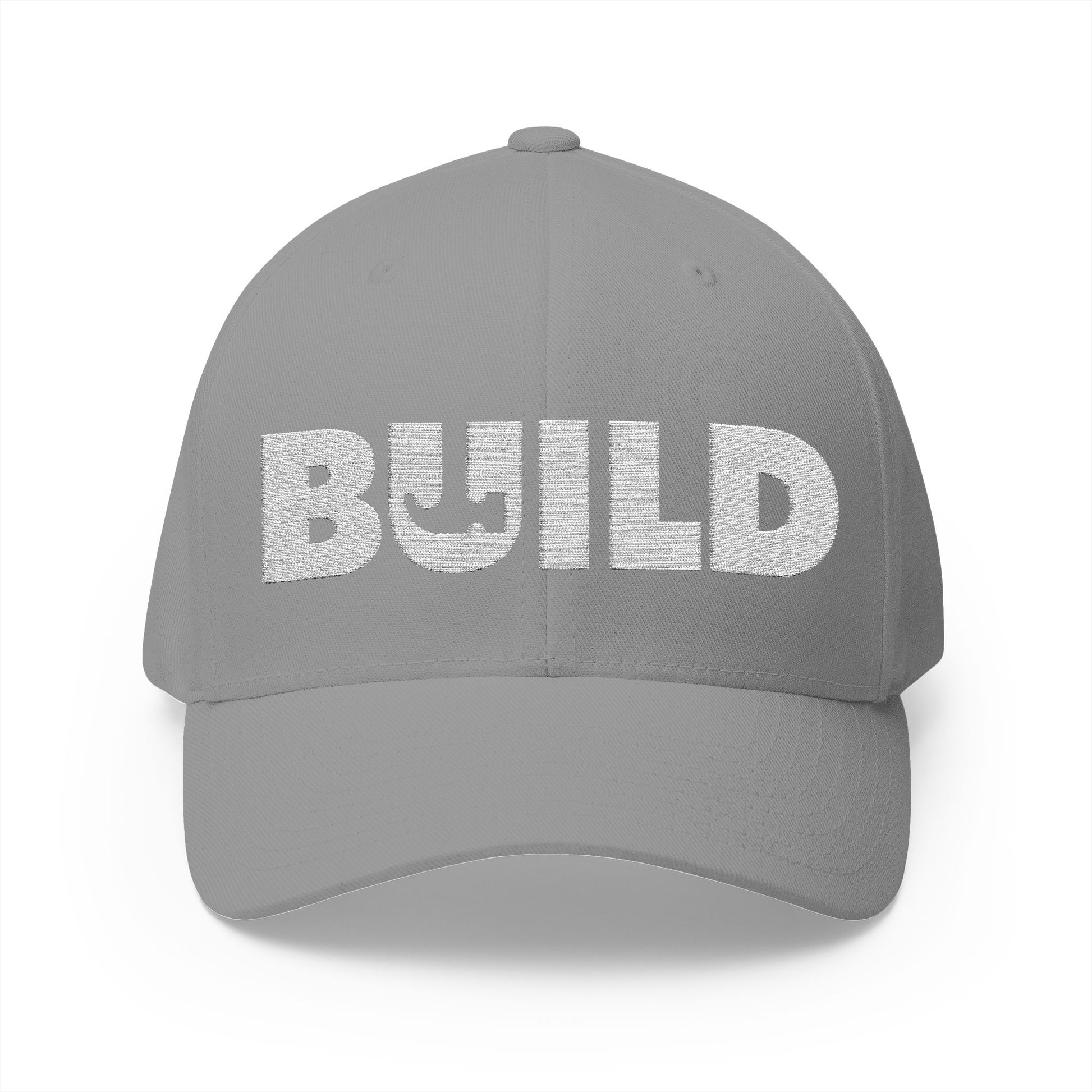 UCanBuildThis "BUILD" Embroidered Cap - Gift for Builders, DIY Enthusiasts, Casual Wear - White Logo