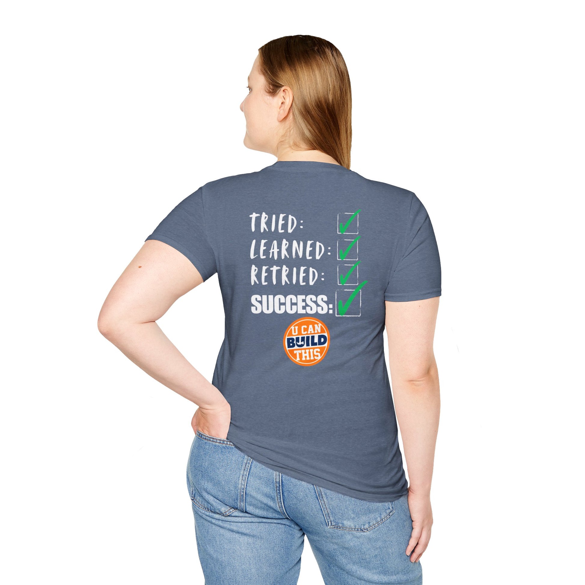 Motivational Unisex T-Shirt: Failure Leads to... DIY Comfort