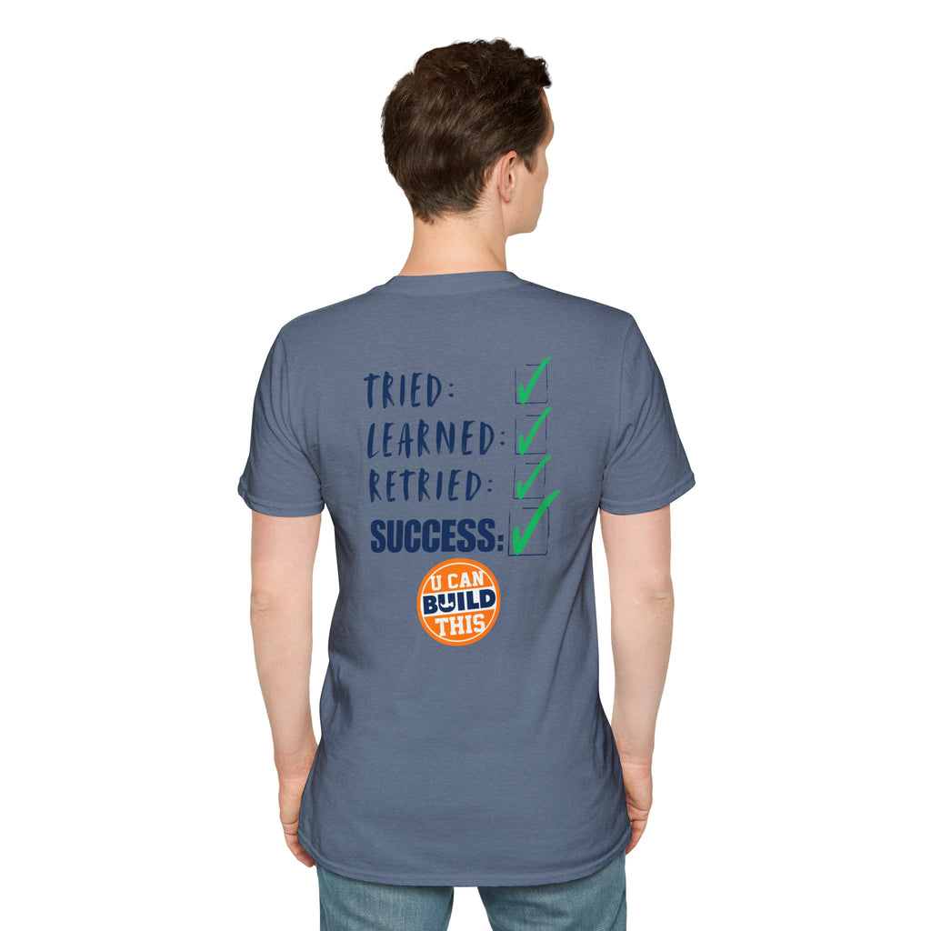 Motivational Unisex T-Shirt: Failure Leads to... DIY Comfort