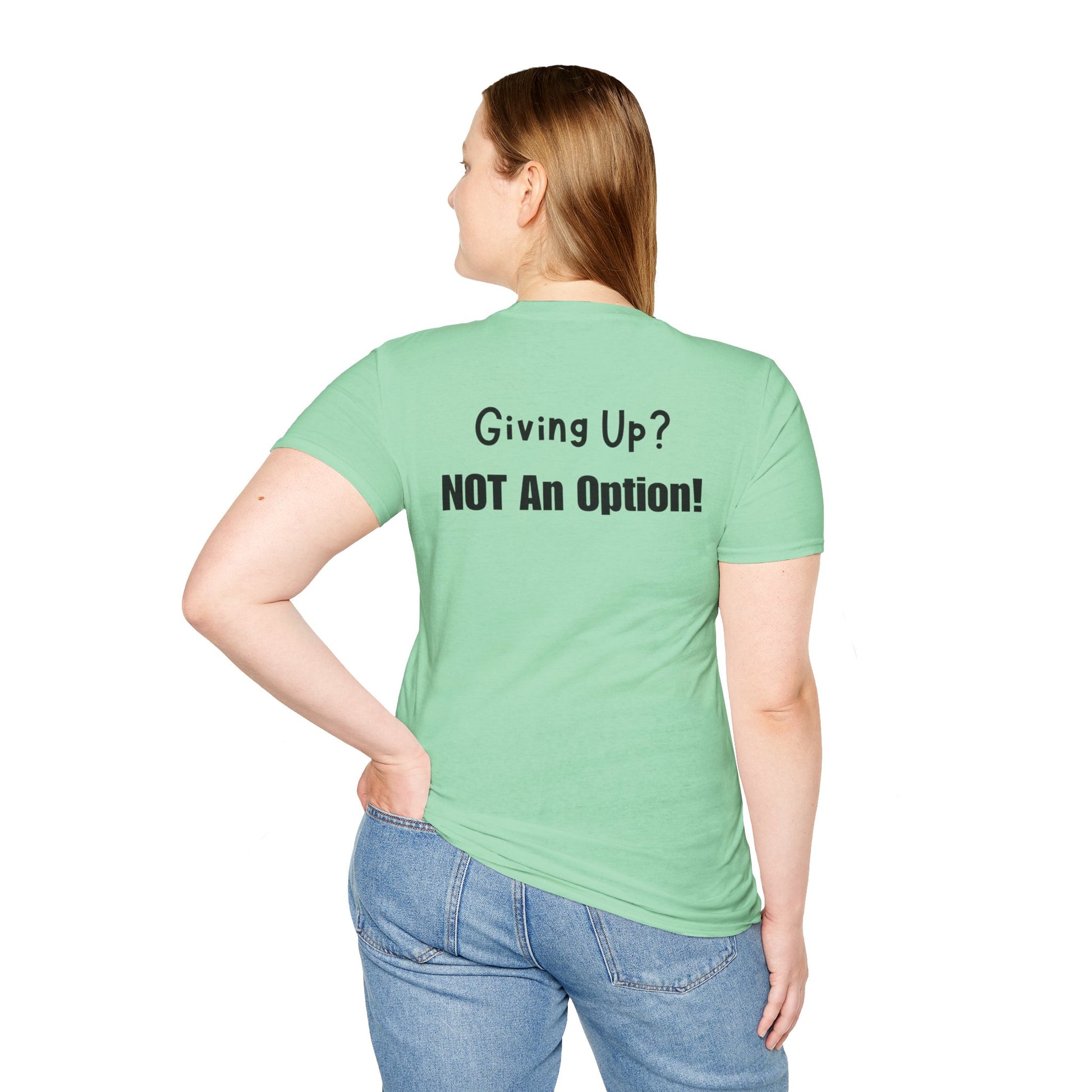 UCanBuildThis "NOT An Option!" T-Shirt: Motivational DIY Unisex Tee