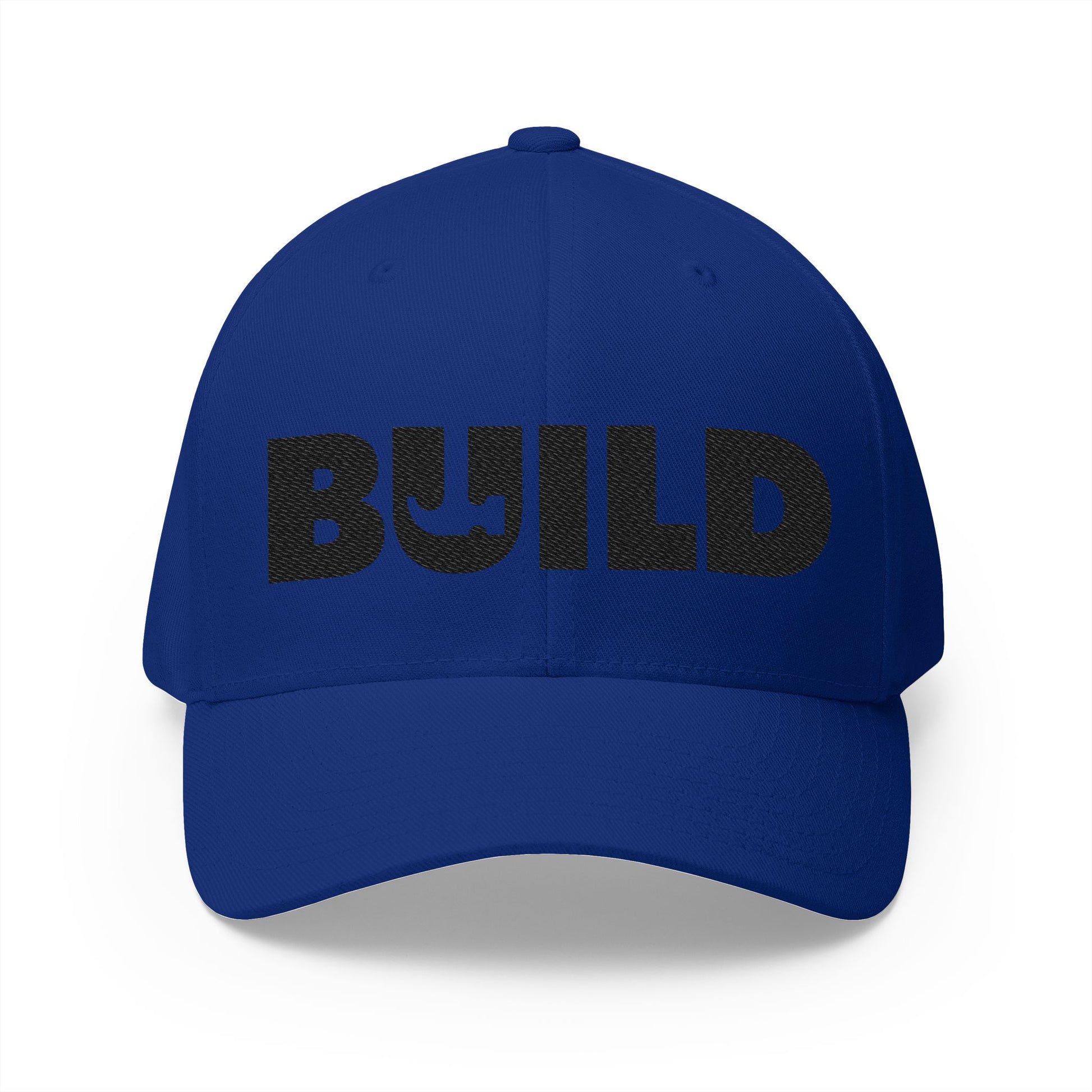 UCanBuildThis "BUILD" Embroidered Cap - Gift for Builders, DIY Enthusiasts, Casual Wear - Black Logo