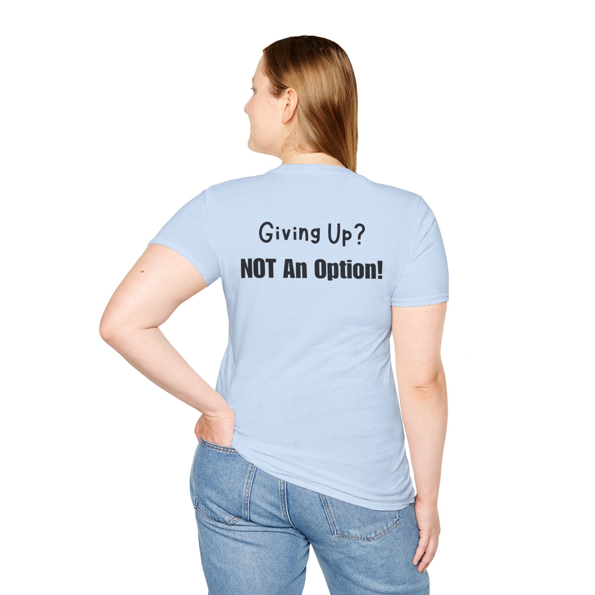 UCanBuildThis "NOT An Option!" T-Shirt: Motivational DIY Unisex Tee