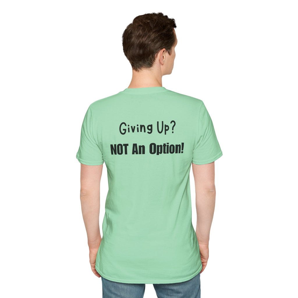 UCanBuildThis "NOT An Option!" T-Shirt: Motivational DIY Unisex Tee