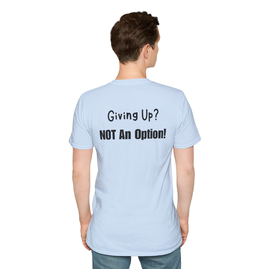 UCanBuildThis "NOT An Option!" T-Shirt: Motivational DIY Unisex Tee
