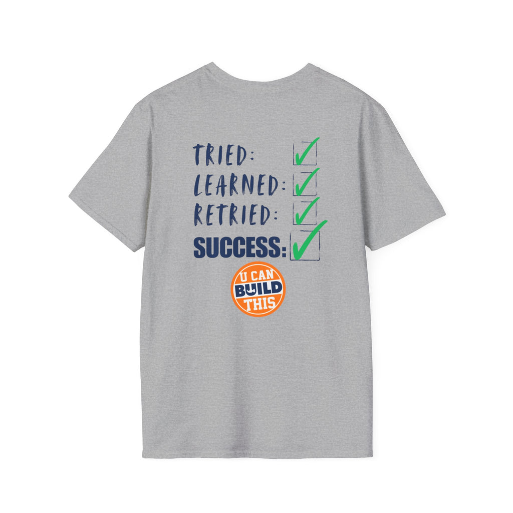 Motivational Unisex T-Shirt: Failure Leads to... DIY Comfort