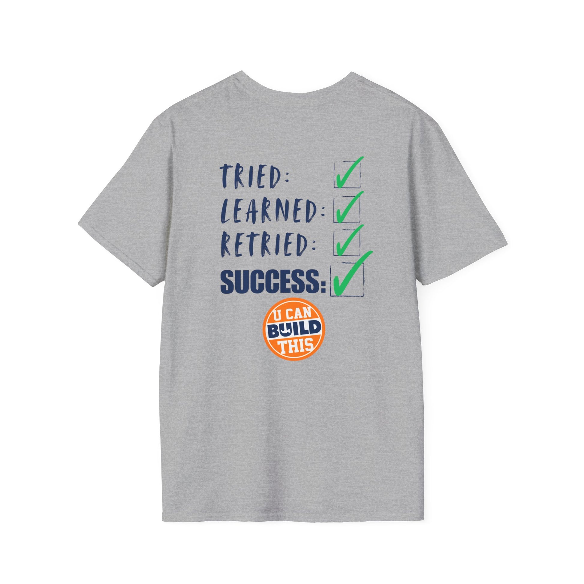 Motivational Unisex T-Shirt: Failure Leads to... DIY Comfort