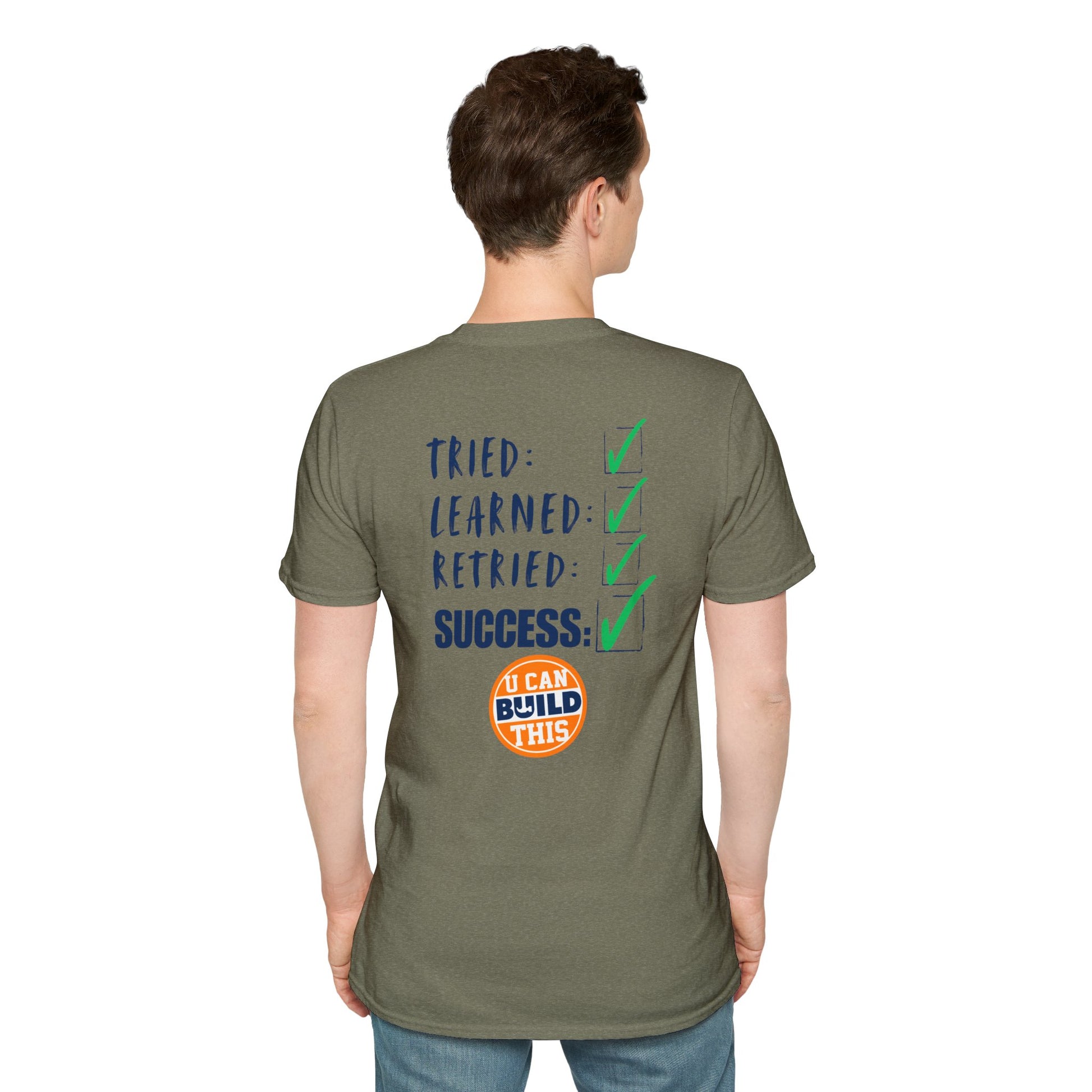 Motivational Unisex T-Shirt: Failure Leads to... DIY Comfort