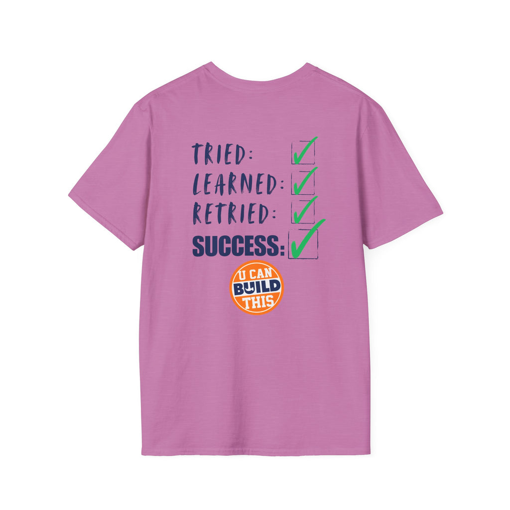 Motivational Unisex T-Shirt: Failure Leads to... DIY Comfort