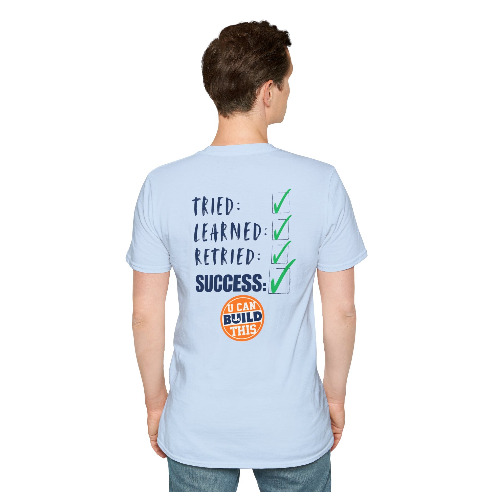 Motivational Unisex T-Shirt: Failure Leads to... DIY Comfort
