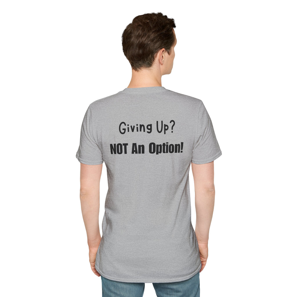 UCanBuildThis "NOT An Option!" T-Shirt: Motivational DIY Unisex Tee
