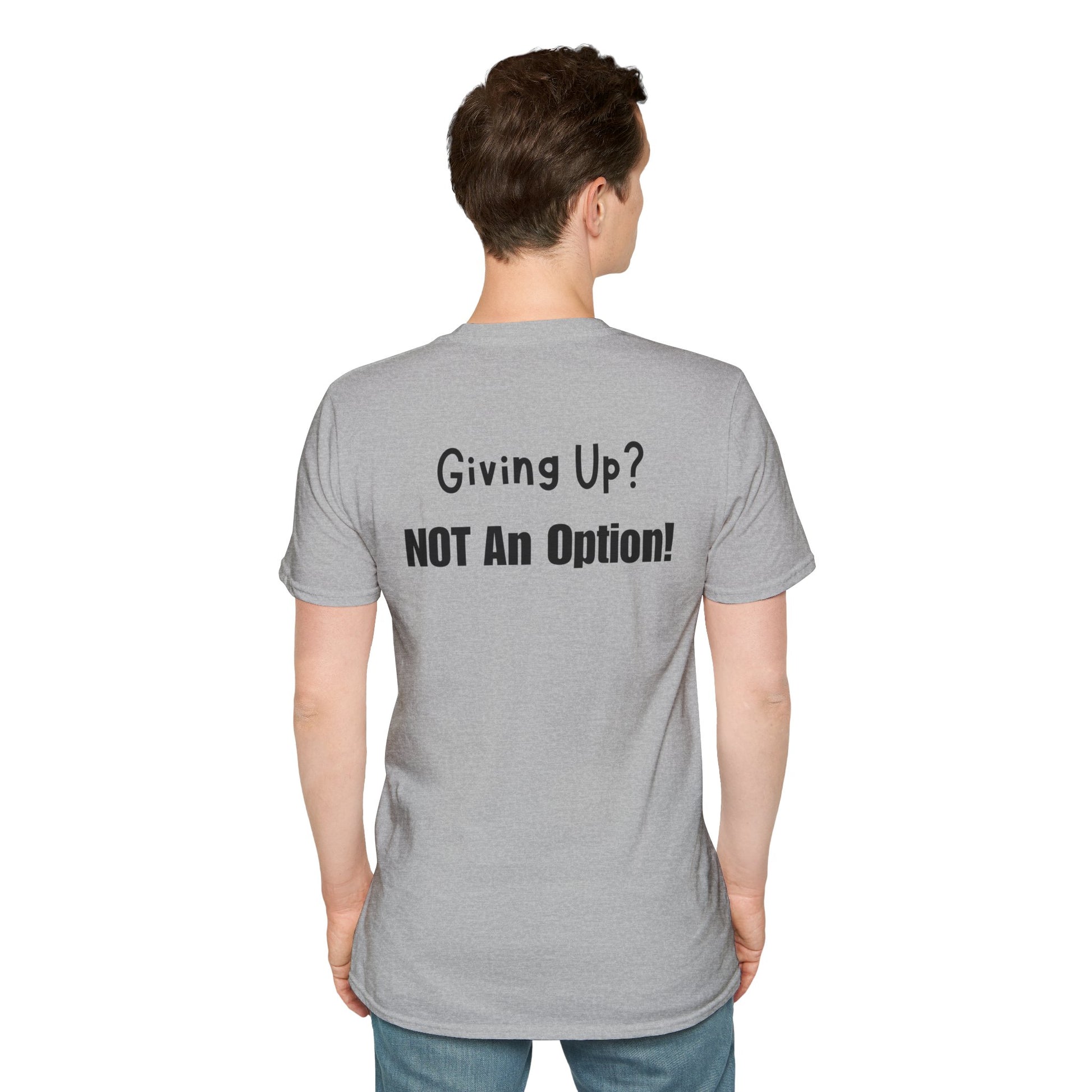 UCanBuildThis "NOT An Option!" T-Shirt: Motivational DIY Unisex Tee