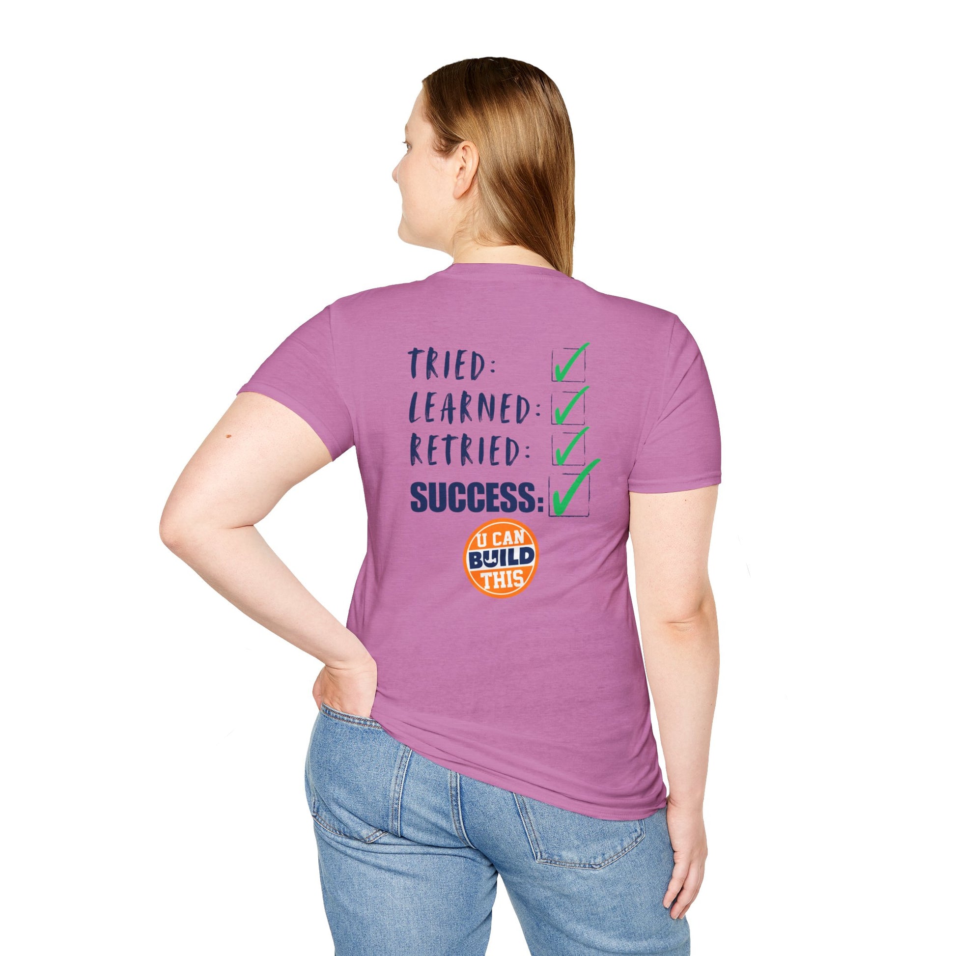 Motivational Unisex T-Shirt: Failure Leads to... DIY Comfort