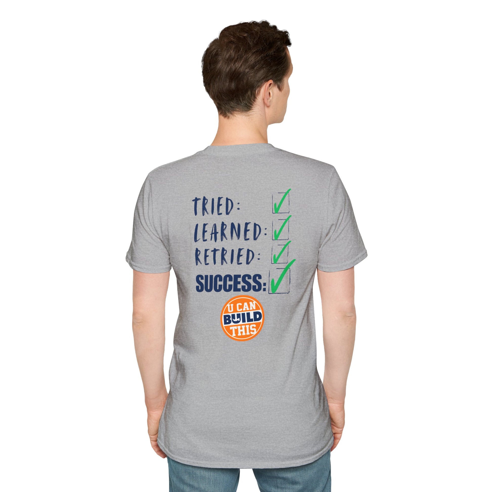 Motivational Unisex T-Shirt: Failure Leads to... DIY Comfort