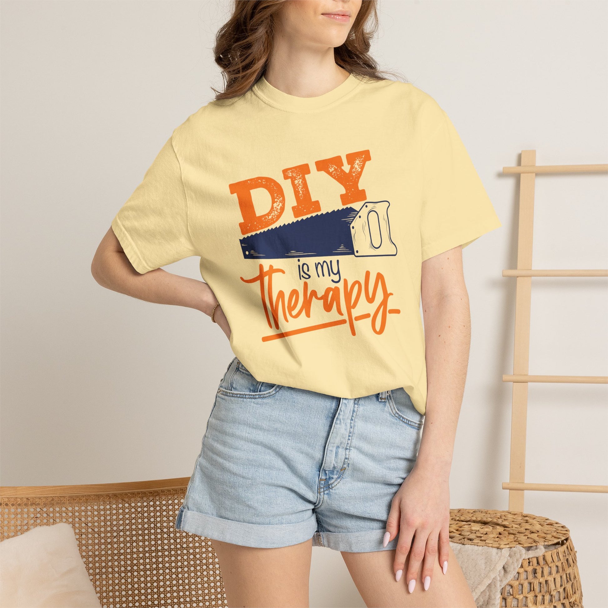 DIY Is My Therapy T-Shirt — Funny Builder / Home Improvement Tee