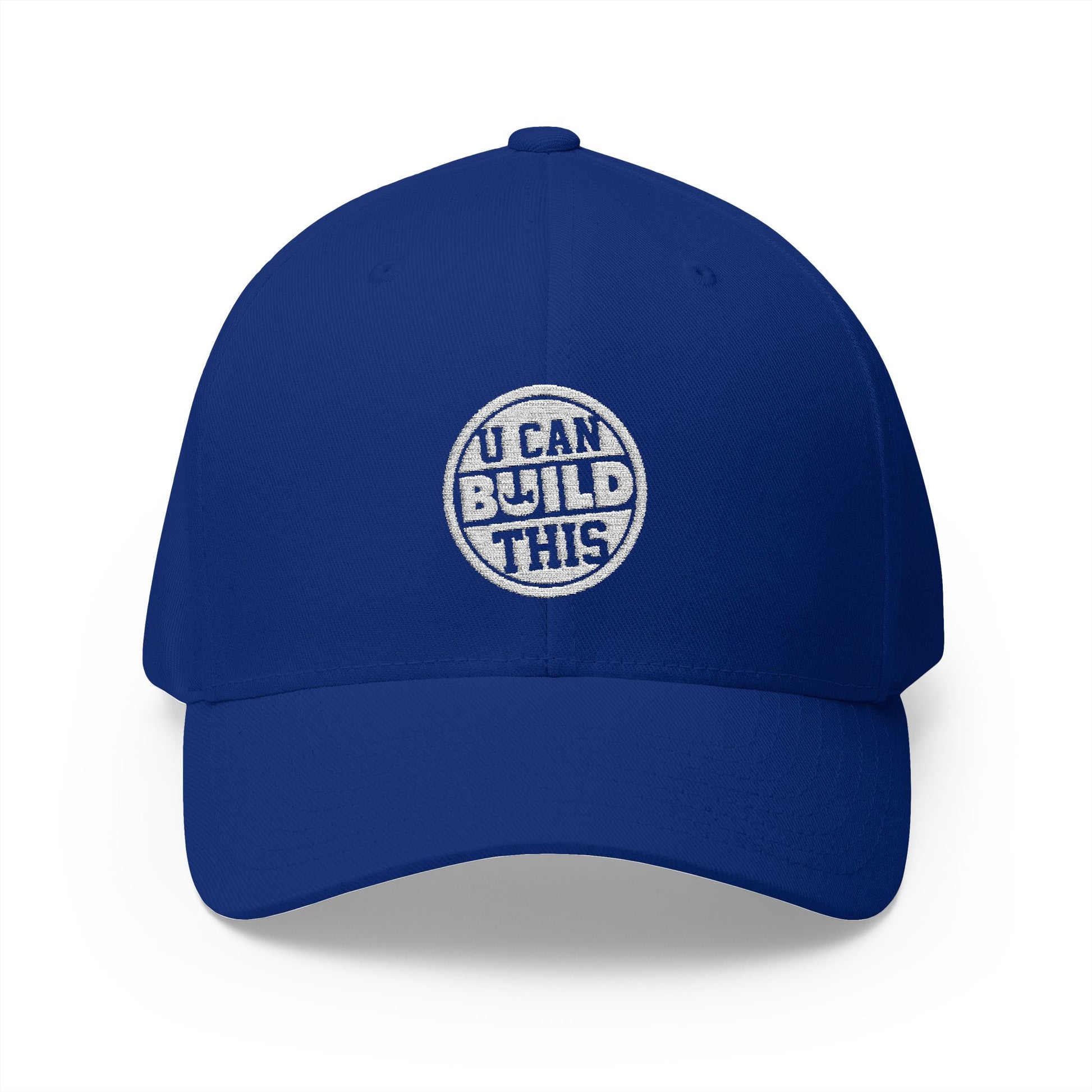 UCanBuildThis "UCBT Logo" Embroidered Cap - Gift for Builders, DIY Enthusiasts, Casual Wear - White Logo