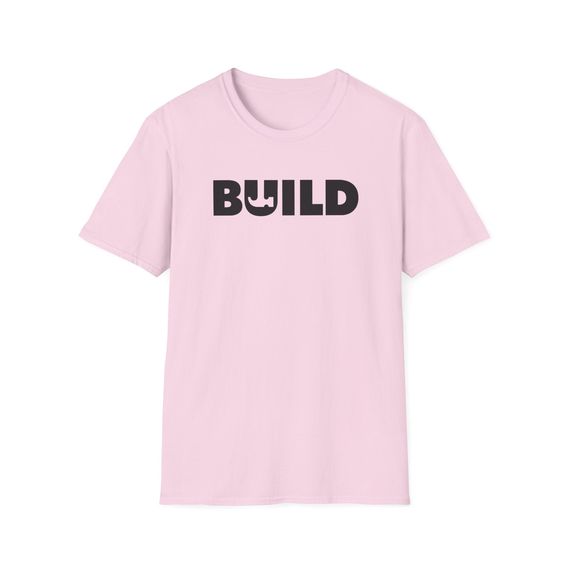 DIY BUILD T-Shirt — Bold Statement Tee for Makers & Creators (Black Text)