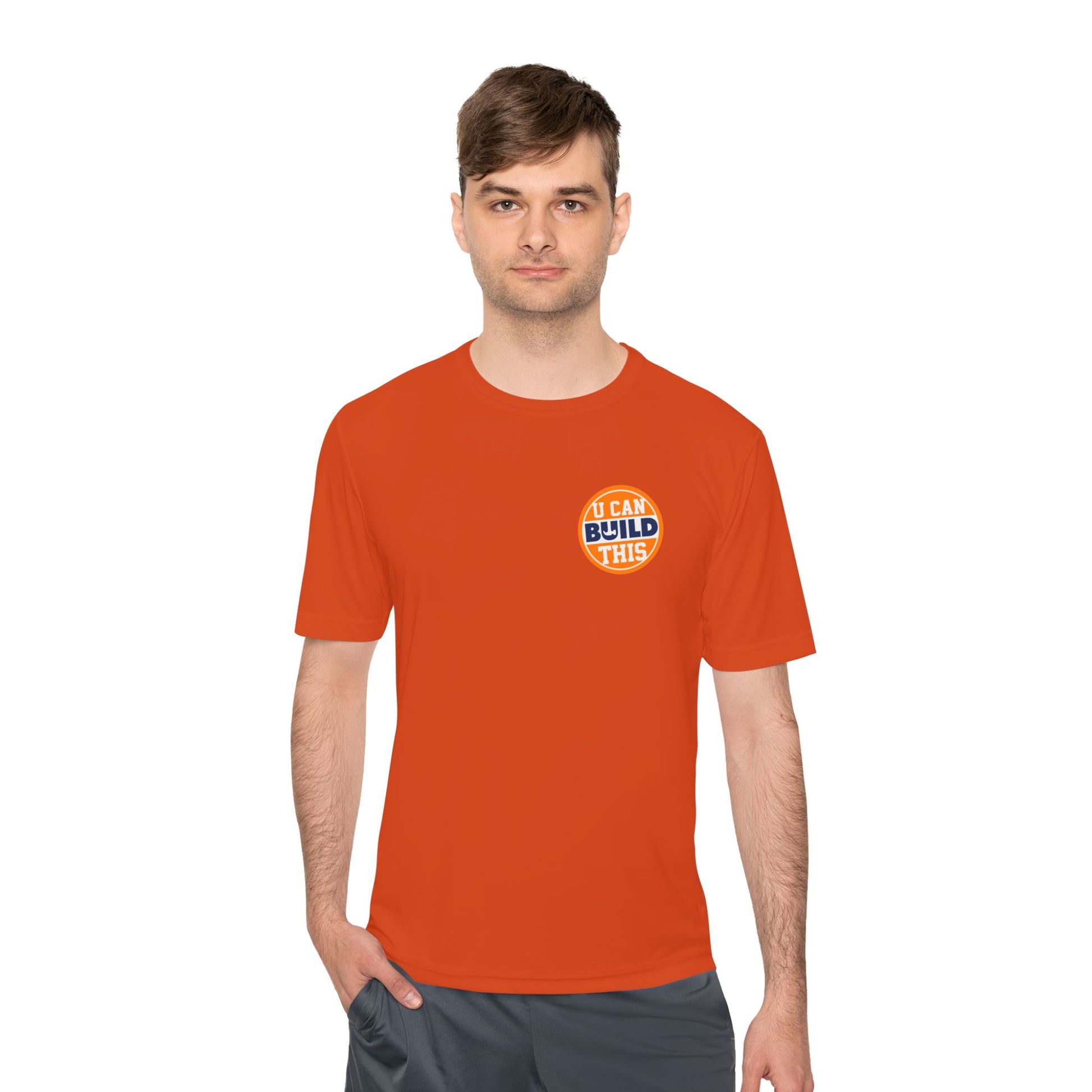 UCBT Unisex Moisture Wicking Tee - Deep Orange