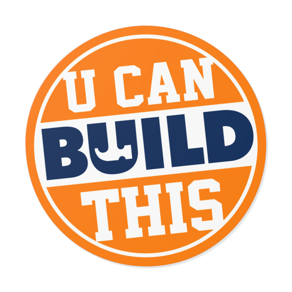 UCanBuildThis Vinyl Stickers - Great to Show Your Support on the Go!