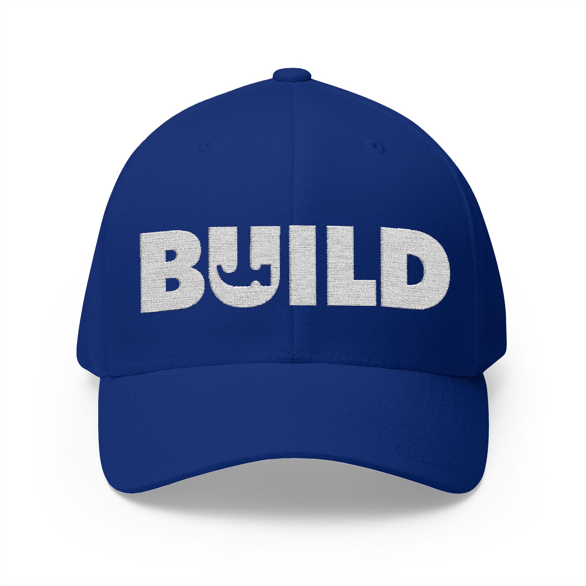 UCanBuildThis "BUILD" Embroidered Cap - Gift for Builders, DIY Enthusiasts, Casual Wear - White Logo