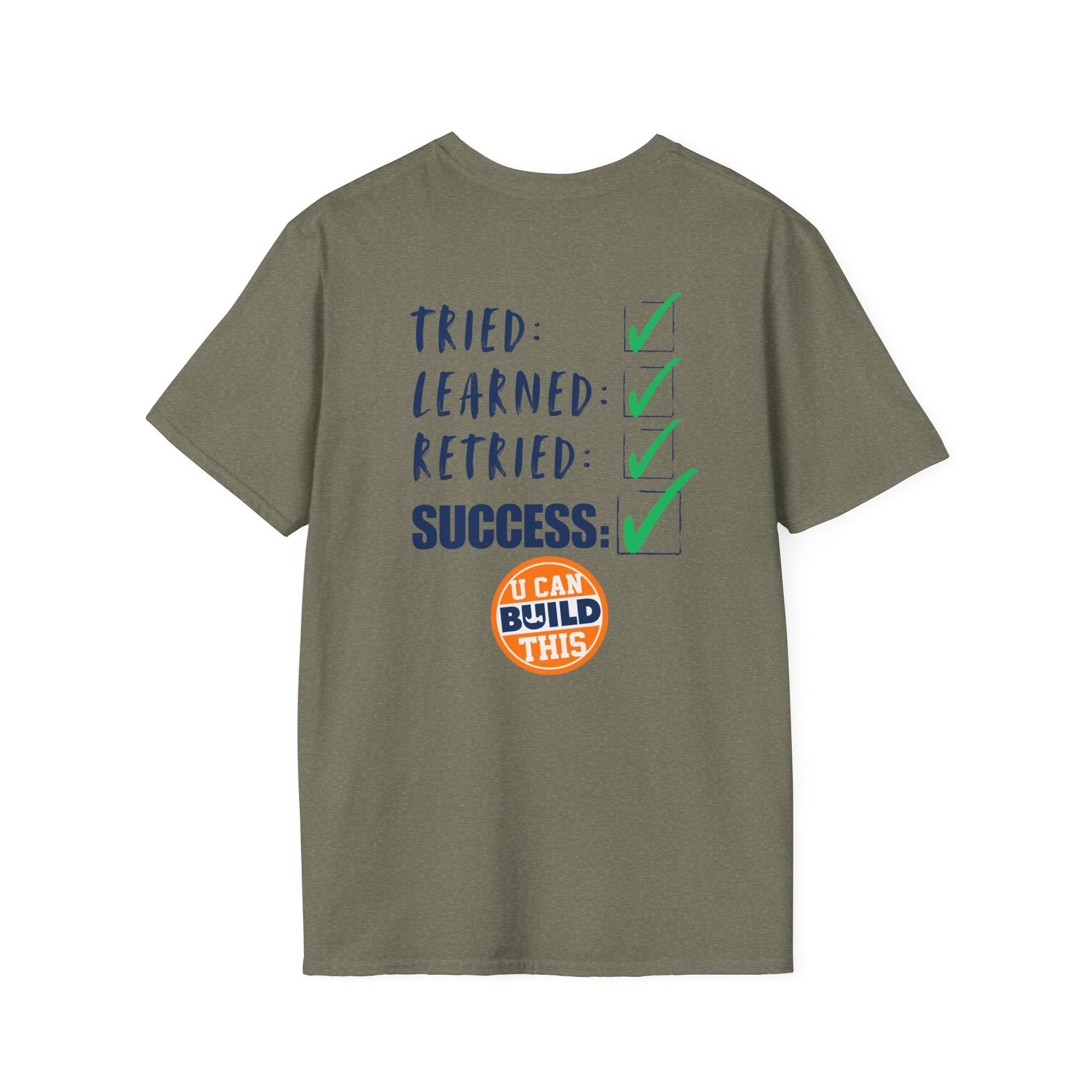 Motivational Unisex T-Shirt: Failure Leads to... DIY Comfort